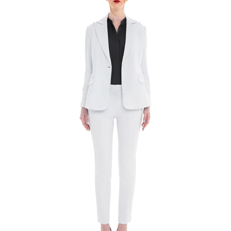 Marycrafts Women's Business Blazer Pant Suit Set for Work 0 Black :  : Clothing, Shoes & Accessories
